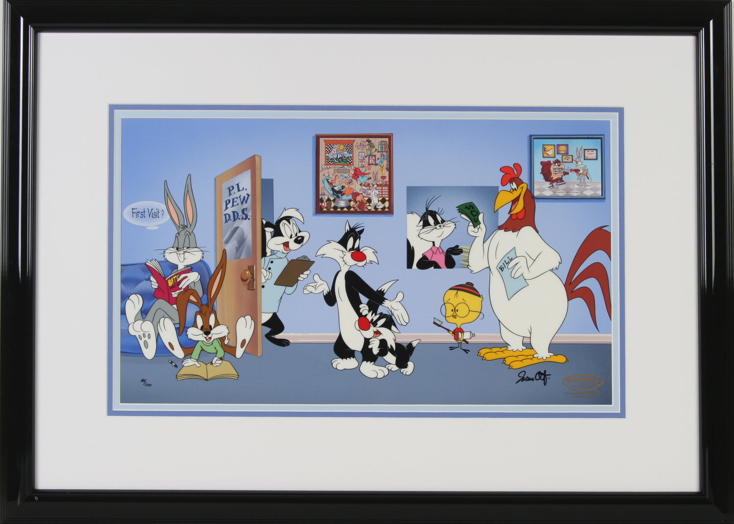 Dental Themed Animation Cels