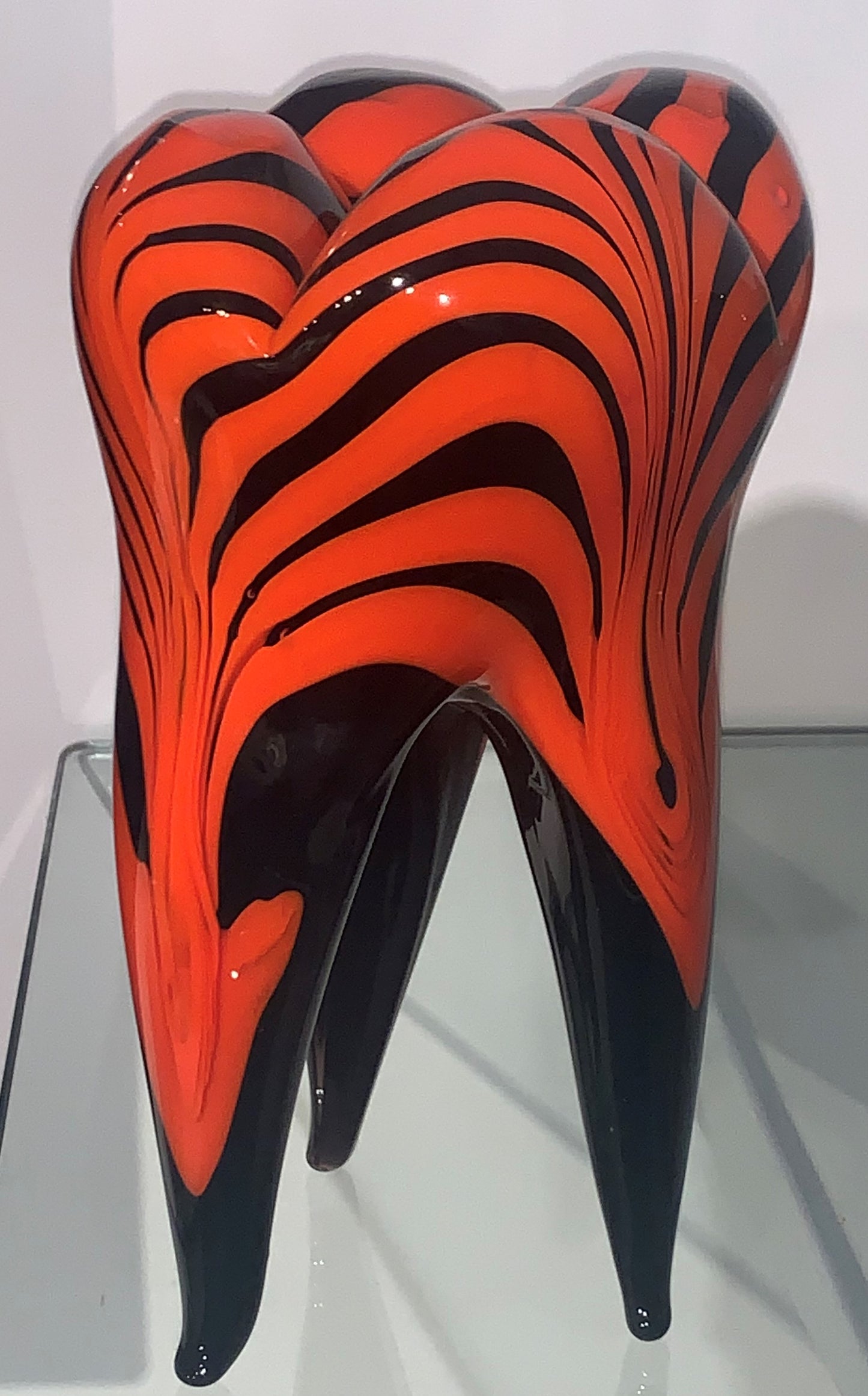 Mighty Molar Solid Glass Tooth Sculpture