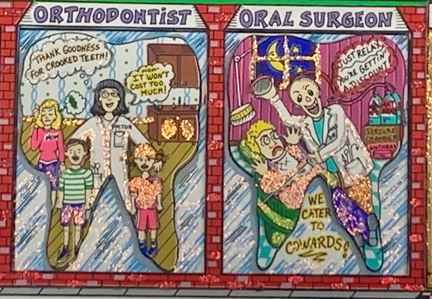 Never Long in the Tooth - Fazzino 3-D Art PR 10/50