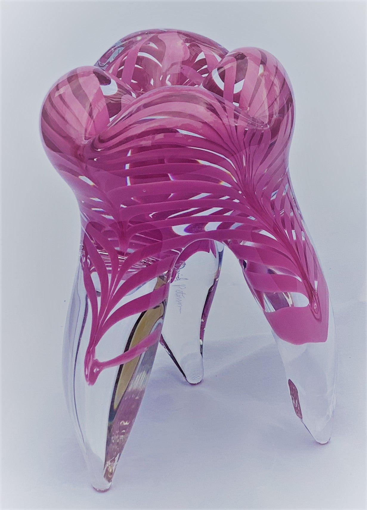 Mighty Molar Solid Glass Tooth Sculpture