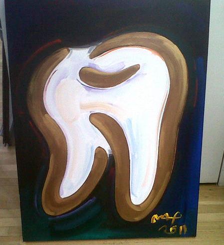 Peter Max Original Dental Themed Paintings