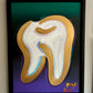 Peter Max Original on Canvas - Gold Tooth