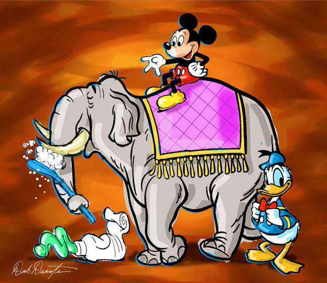 Mickey Donald Elephant
